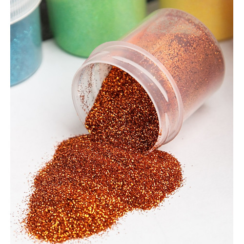 Декоративные украшения «Блёстки пищевые», медный