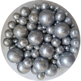 Драже рисовое "Блеск" серебро микс