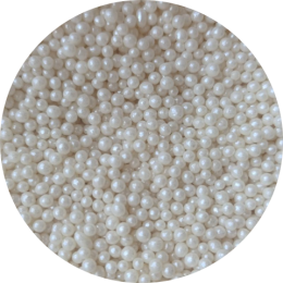 Драже зерновое "Жемчуг" серебро 2-5 мм