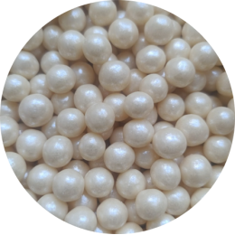 Драже зерновое "Жемчуг" серебро 12-13 мм