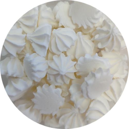 Сахарные фигурки «Мини-безе» белые 