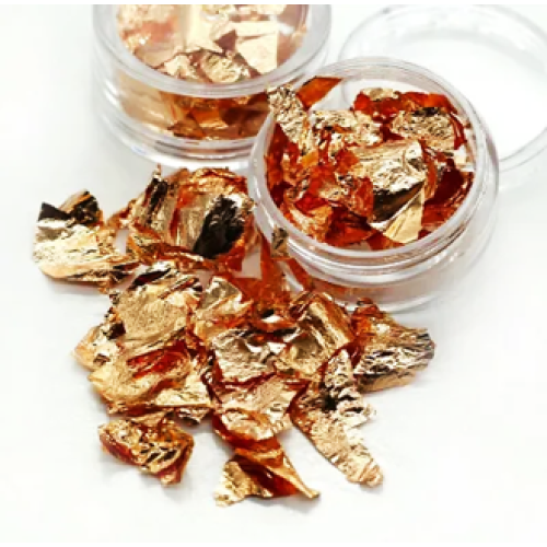 Декоративные украшения «Хлопья» розовое золото