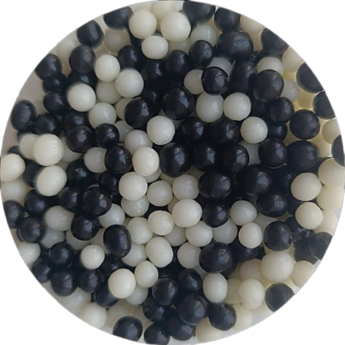 Посыпка кондитерская "Криспи микс белого и молочного шоколада" (50 гр)