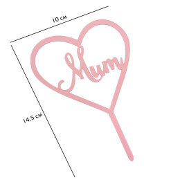 Топпер "Mum"