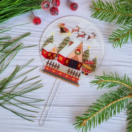 Топпер "Merry Christmas" волшебный шар