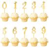 Топпер акриловый "Цифра 1" золото по лучшей цене