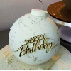 Топпер торцевой  "Happy birthday 1", золото