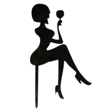 Топперы "Девушка" и "Силуэт"