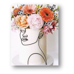 Украшение для торта "Силуэт симпатия"