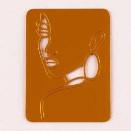 Украшение для торта «Девушка с серьгой»