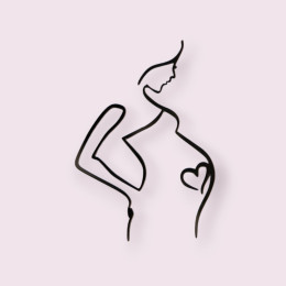 Украшение для торта "Силуэт женское счастье"