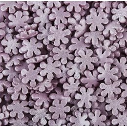 Посыпка сахарная "Снежинки сиреневые" (30 гр)