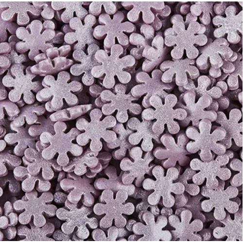 Посыпка сахарная "Снежинки сиреневые" (30 гр) по лучшей цене
