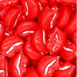 Посыпка объёмная сахарная  "Губы красные" (40 гр)