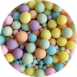 Драже зерновое рисовое матовое разноцветное микс