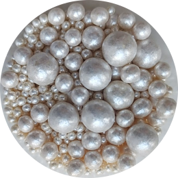 Драже рисовое "Блеск"  белоснежный микс