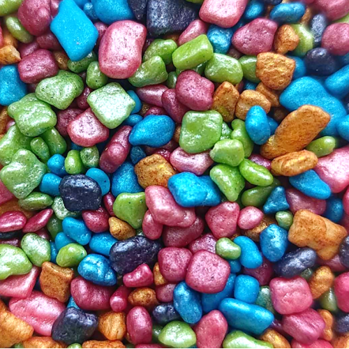 Посыпка сахарная "Крошка люкс", микс розовый-фиолетовый-зелёный-голубой-золото (50 гр) по лучшей цене