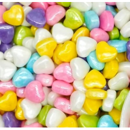 Посыпка объёмная сахарная  "Сердечки маленькие микс" (40 гр)