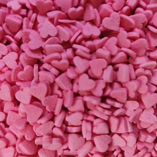 Посыпка сахарная "Сердечки розовые мини" (50 гр) по лучшей цене