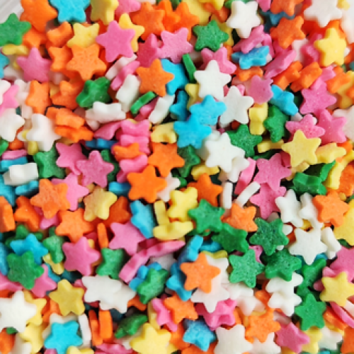 Посыпка сахарная "Звездочки мини" (50 гр)