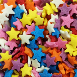 Посыпка сахарная "Звёзды разноцветные" (50 гр)