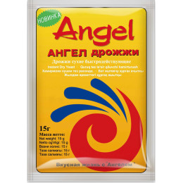 Дрожжи сухие быстродействующие "Angel", 15 гр
