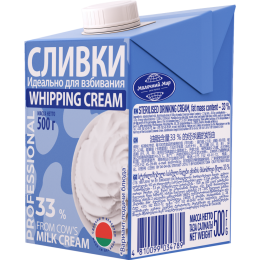 Сливки Молочный Мир 33%, 500 мл
