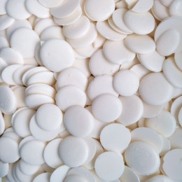 Кондитерская глазурь молочная белая (монетки) Профи-Глейз