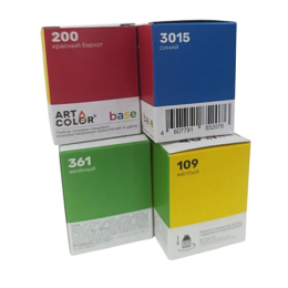 Набор красителей Art Color Base 4 цвета, 12 мл