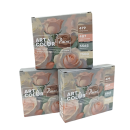 Набор красителей Art Color Paint "РОЗА", 4 цвета