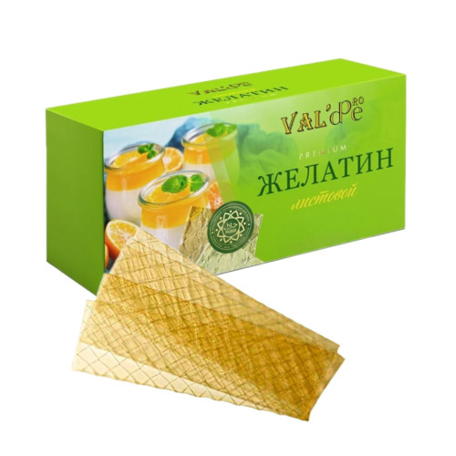 Желатин пищевой листовой говяжий Халяль ValDe по лучшей цене