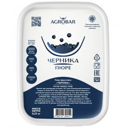 Пюре замороженное ЧЕРНИКА