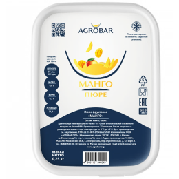 Пюре замороженное МАНГО, 250 гр