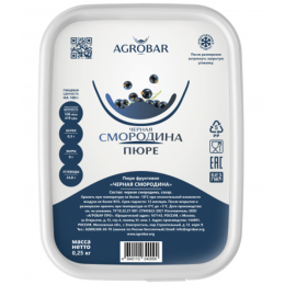 Пюре замороженное ЧЁРНАЯ СМОРОДИНА, 250 гр