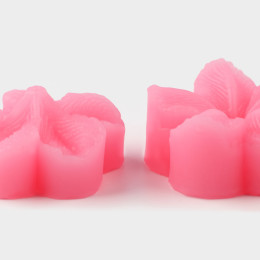 Молд силиконовый, 2 части 4х2,9 см "Цветок" 