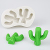 Молд Кактусы для кондитеров - идеальное решение для создания объемных украшений из мастики, марципана и шоколада