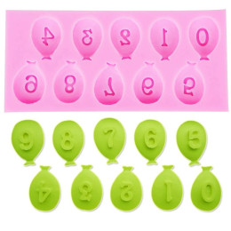 Молд "Цифра в шаре"