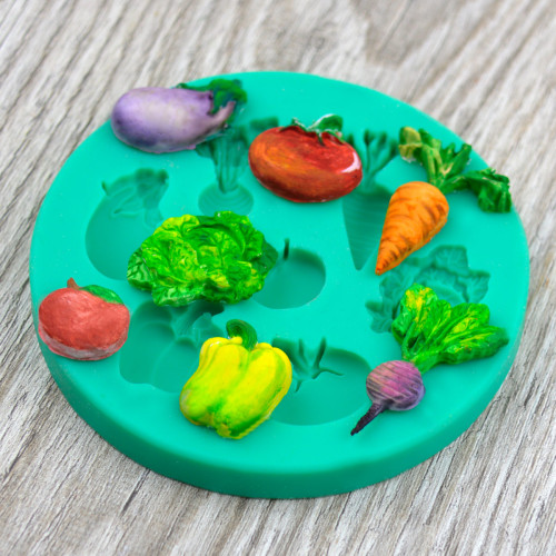Молд Овощной Микс для Кондитеров — Идеальный Инструмент для Создания Объемных Украшений на Тортах и Капкейках