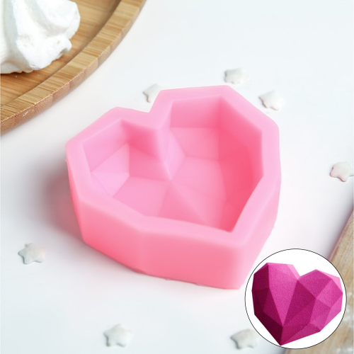 Молд Сердце для кондитеров - идеальный инструмент для создания объемных украшений на торты и капкейки