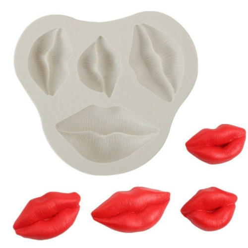 Молд силиконовый Губы для кондитеров - идеальный инструмент для создания эффектных украшений