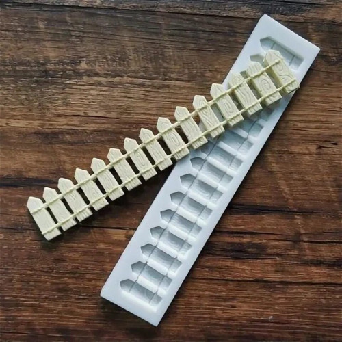 Молд силиконовый Заборчик для кондитерских украшений и декора тортов