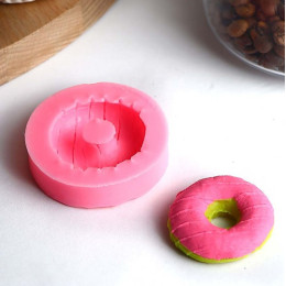 Силиконовый молд  «Пончик с глазурью»