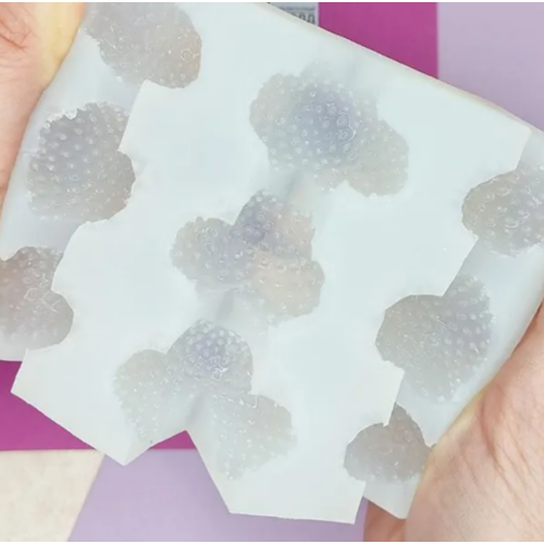 Силиконовый молд Кубника 9 шт для кондитеров – идеальный выбор для создания объемных украшений на тортах и капкейках