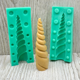 Молд силиконовый «Рог единорога»