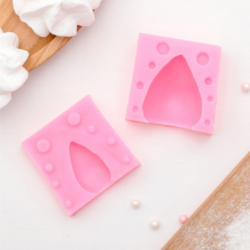 Молд силиконовый Ушки единорога для кондитеров – идеальный выбор для создания объемных украшений на торты и капкейки