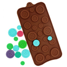 Форма для шоколада «Пуговки»