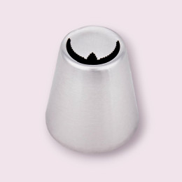 Насадка кондитерская N095 «Лепесток волнистый с прожилкой»