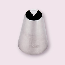 Насадка кондитерская N099 «Лист тюльпана широкий ребристый»