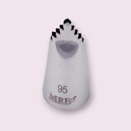 Насадка кондитерская №95 "Лист зубчатый"