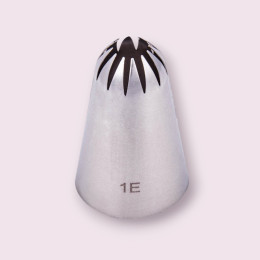 Насадка кондитерская "Закрытая звезда 12 лучей" (№1Е)